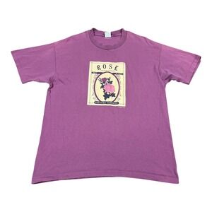 Vintage 90s Cuffy's Nantucket Garden Co Rose Seed Mix Shirt Women's XL